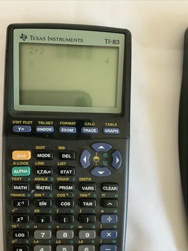 Texas Instruments TI-83 Plus Graphing Calculator - Black (83PL/TBL/1L1/A) - Picture 2 of 4