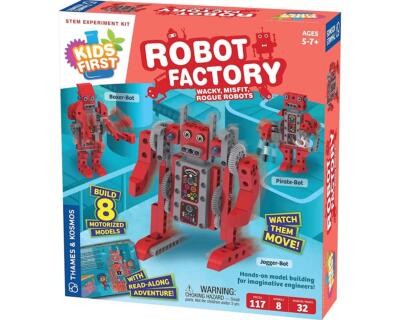 Thames Kosmos Kids First Robot Factory (Wacky, Misfit, Rogue