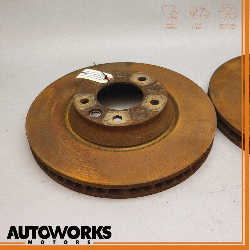 03-18 Porsche Cayenne S 955 Juego de 2 discos de freno delanteros izquierdo y derecho OEM Foto 2 de 4