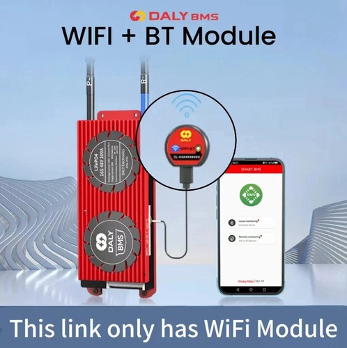 WIFI Bluetooth Module For Lifepo4 Li-ion Battery Daly New KMS/ Regular Smart BMS - Picture 5 of 10