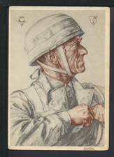 Militaria Deutsches Reich Krieg Willrich Künstler Ansichtskarte Generalmajor