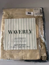 Waverly Fairfield Window Valance Tahiti Sage  78" x 14" NIP Palm Trees