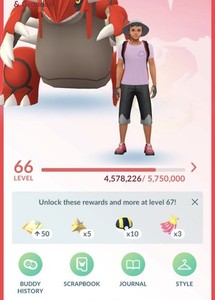 Pokémon Acc Go Lv69 - Mystic - 10M Stardust - 0 Legendary - 117 Shiny