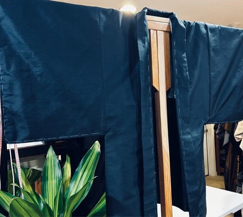 Unused Men s Haori, Pure Silk, deep navy blue, small size, excellent condition.  image 11