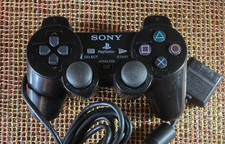 OEM Sony PlayStation PS2 Black Dualshock 2 Controller
