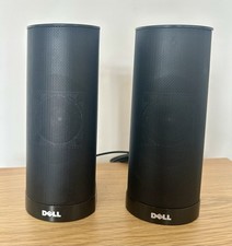 DELL AX210 Speaker PC Black Stereo USB Built-In Amplifier 2 Output Channels 1.2W