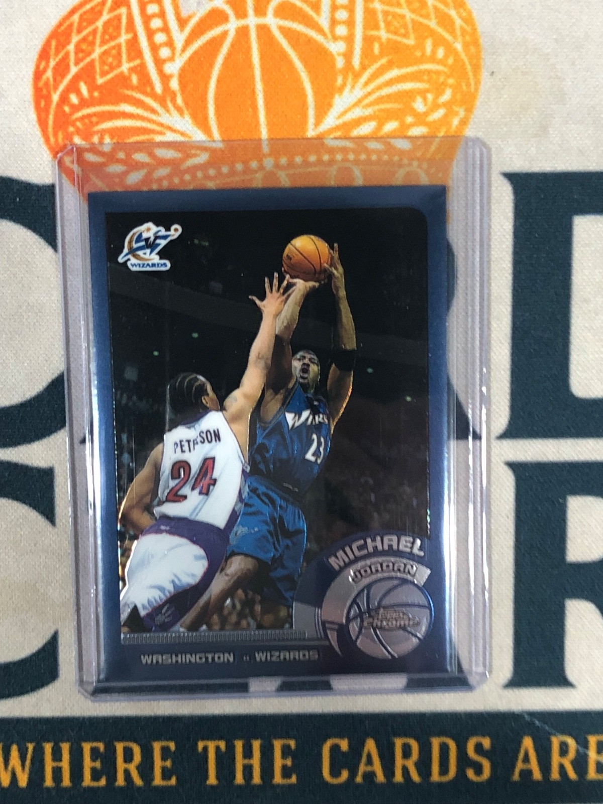 2002-03 Topps CHrome  MICHAEL JORDAN Card #10 F.  PS