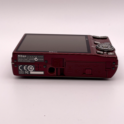 Nikon Coolpix S710 Digital Camera – Red – Lens Error – For Parts