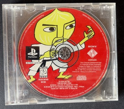 PaRappa The Rapper PS1 1997 Rhythm Game Disc Only. North American Release. Rare!