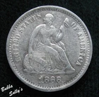 1868-S Seated Liberty Half Dime — photo from another recent sale