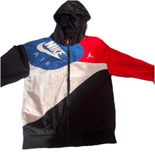 Nike Air Jordan Flight Legacy AJ4 Windbreaker Jacket Youth Large 12-13