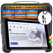 Mucar 892BT MUAI OBD2 Diagnostic Tool with Thinkcar TES102 ENDOSCOPE Videoscope