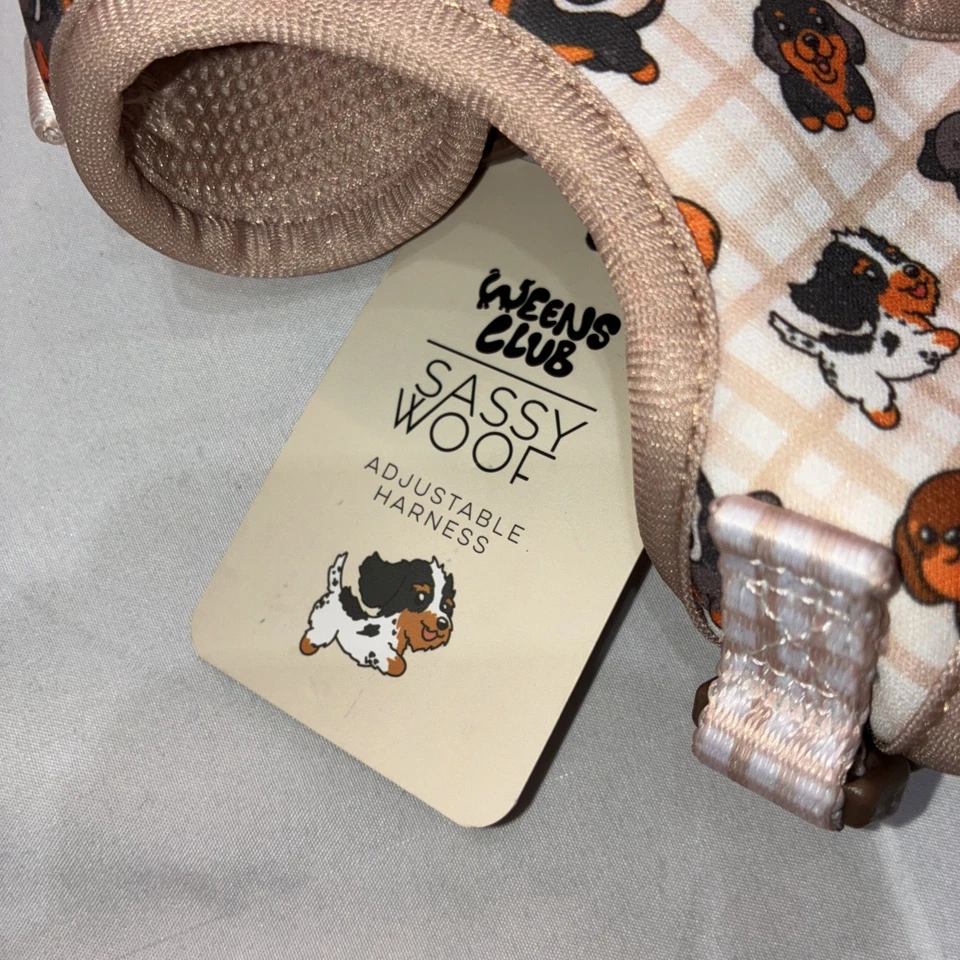 Sassy Woof Weens Club Adjustable Dog Harness Size XXS - Image 3 of 4