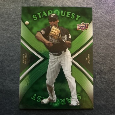 2008 Upper Deck First Edition Starquest Green #SQ-17 Hanley Ramirez Marlins
