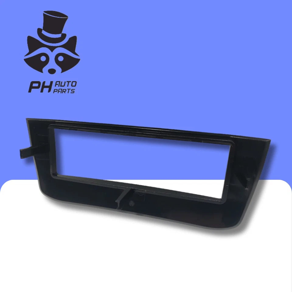 Fiat Grande Punto Evo 2010-2018 radio Fascia for Single DIN Radio GLOSS BLACK - Image 3 of 4