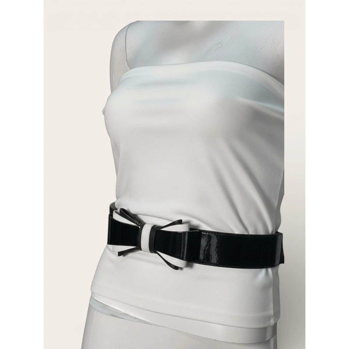 White House Black Market Wide Stretchy Snap Belt RN111459 Size Medium White House Black Market Women main image 4