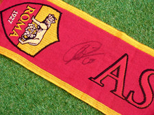 Echarpe signée signed Francesco TOTTI ultras foot AS ROMA asr calcio