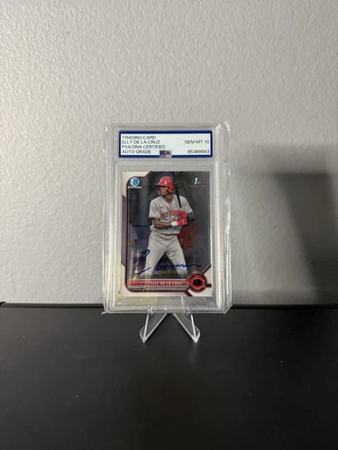 2022 Bowman Chrome #BCP50 Elly De La Cruz Autograph RC Gem Mint PSA DNA 10 Auto