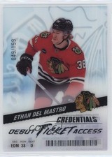 2024 Credentials Acetate Debut Ticket Access /199 Ethan Del Mastro #DTAA-ED 1m83