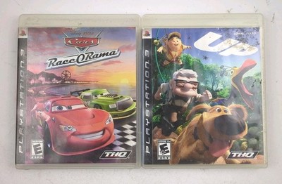 Disney Pixar Up & Cars Race-O-Rama PS3 2 Game Kids Disney Bundle Lot NO MANUALS 