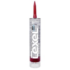 13010 10.5oz Sealants Clear Lexel Adhesive Caulk, 10.5-Ounce (3 Pack)