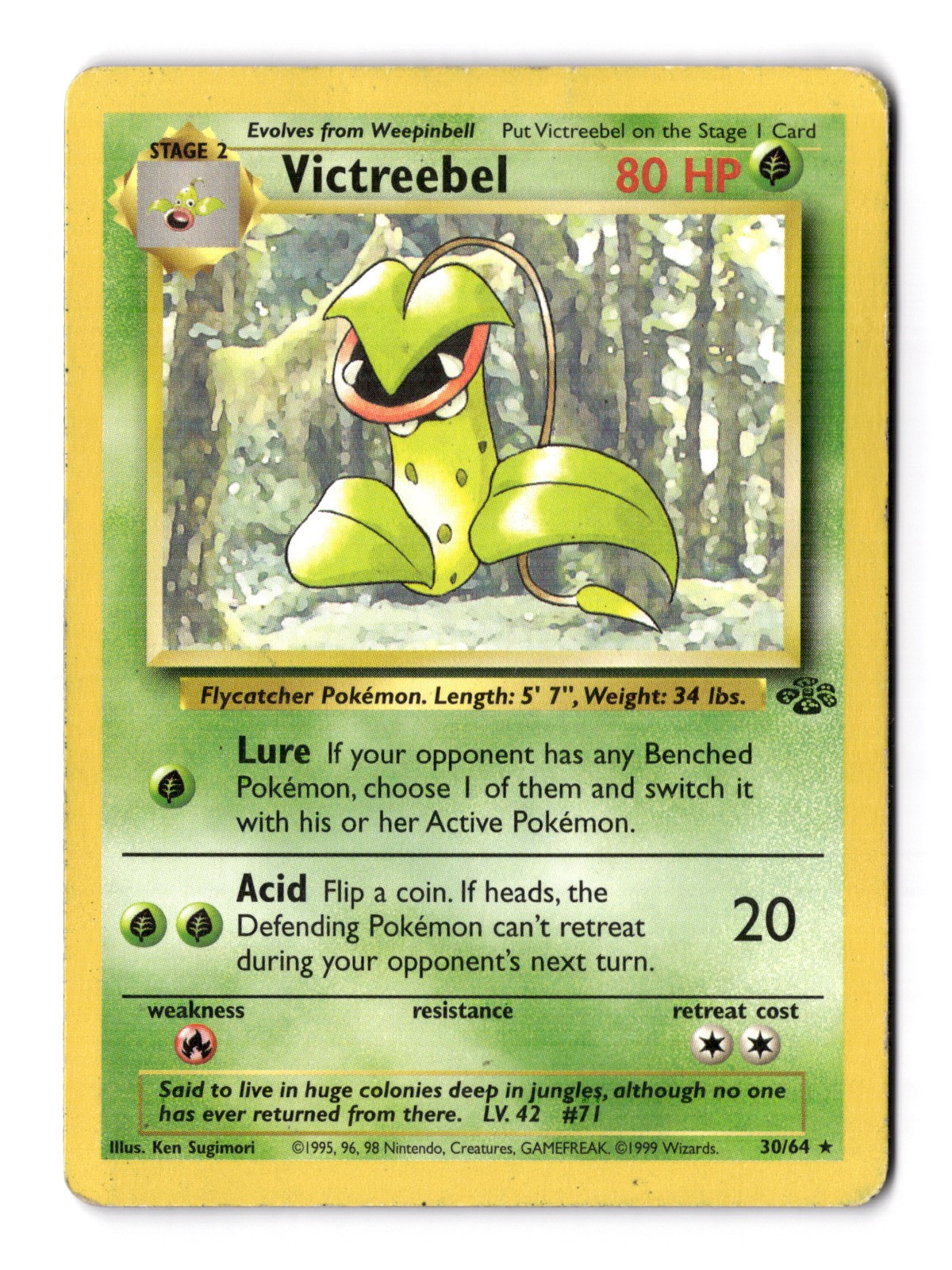Victreebel (30) Rare Jungle 30/64 NM