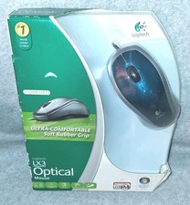 NEW ~ Logitech LX3 3 Button Optical Mouse Ult...