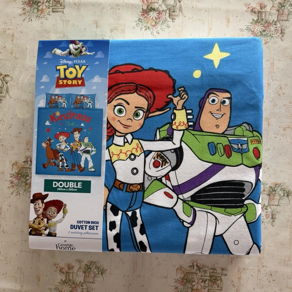 Disney Pixar Toy Story characters Double Duvet Cover & 2 Pillowcases - Image 1 of 4