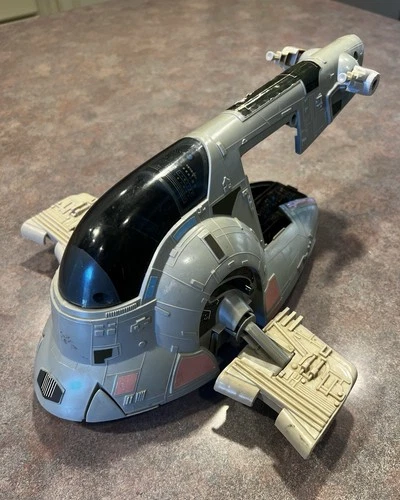 1981 Vintage Kenner Star Wars ESB Slave 1 Boba Fett Space Ship & Frozen Han Solo