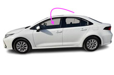 Fits: 2019-2024 Toyota Corolla 4D Sedan & Hatchback Front Left Door Window Glass