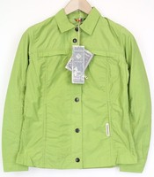 Tucano Urbano Demetra Damen Jacke IT40 GrüN Baumwollmischung Futter Moto Kragen