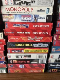 Sega Genesis Bulk Lot Of 49 In Box Games Tested Various Condition