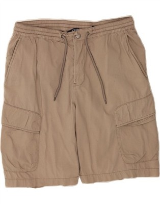 CHAPS Herren Cargo Shorts Medium W32 Beige Baumwolle AN01