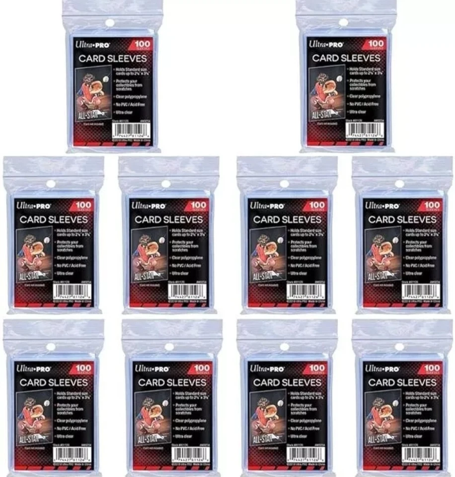 10x 100 Ultra Pro Soft Sleeves - Magic, Pokemon, Yu-Gi-Oh! Hüllen 1000 Stück NEU