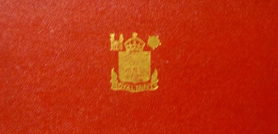 1950 GREAT BRITAIN UK - OFFICIAL PROOF SET (9) - GEORGE VI - ORIG. RED BOX -RARE - Image 4 of 4