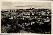 RPPC Nazareth Israel view vintage postcard m447