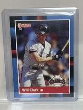 1988 Will Clark #170 Donruss Leaf MLB Baseball Card SF Giants