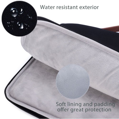 Laptop Bag Case w/Hand Strap For 15 16 inch Mac A2485 A2141, HP,Lenovo ,Asus - Picture 3 of 9