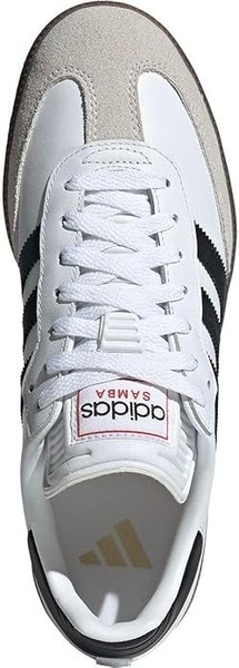 Tenis adidas Samba Indoor Unisex, Blanco/Negro/Rojo Vivo, 9 US Hombre - NUEVO con CAJA 3
