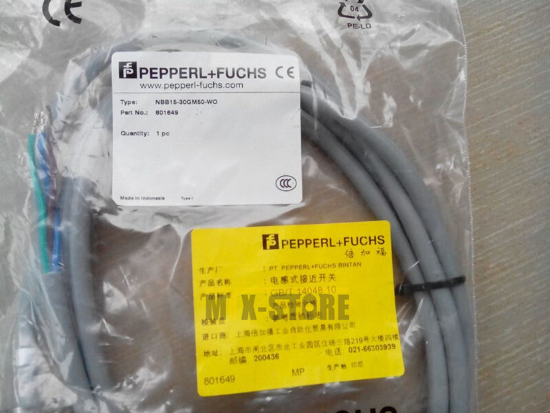 1PC Brand New Pepperl+Fuchs NBN15-30GM60-WO Sensor&Proximity Switch