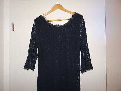 Zero Spitzenkleid ''Delia'' Blau Dunkelblau Gr. 44 wie neu