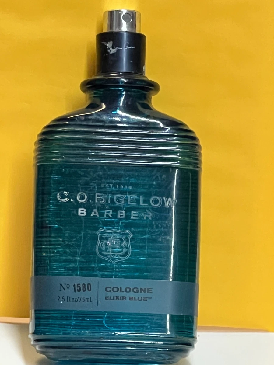BATH BODY WORKS C.O. BIGELOW BARBER ELIXIR BLUE NO 1580 2.5 OZ