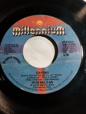 Don McLean-Crying / Genesis (In The Beginning) VG F111