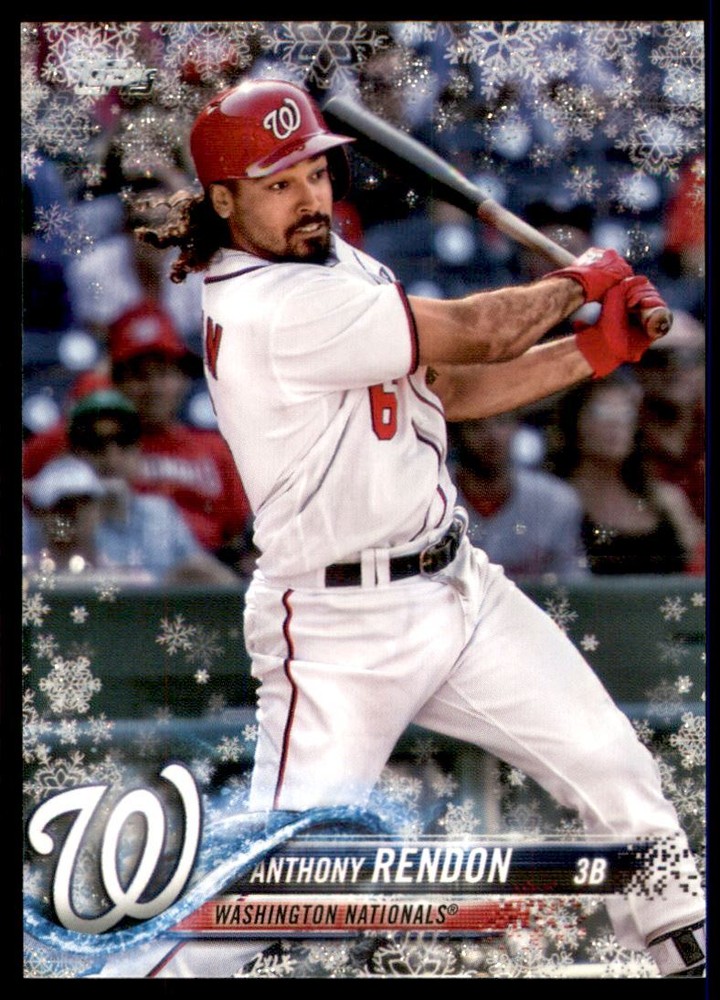 2018 Topps Walmart Holiday Snowflake Metallic #HMW162 Anthony Rendon