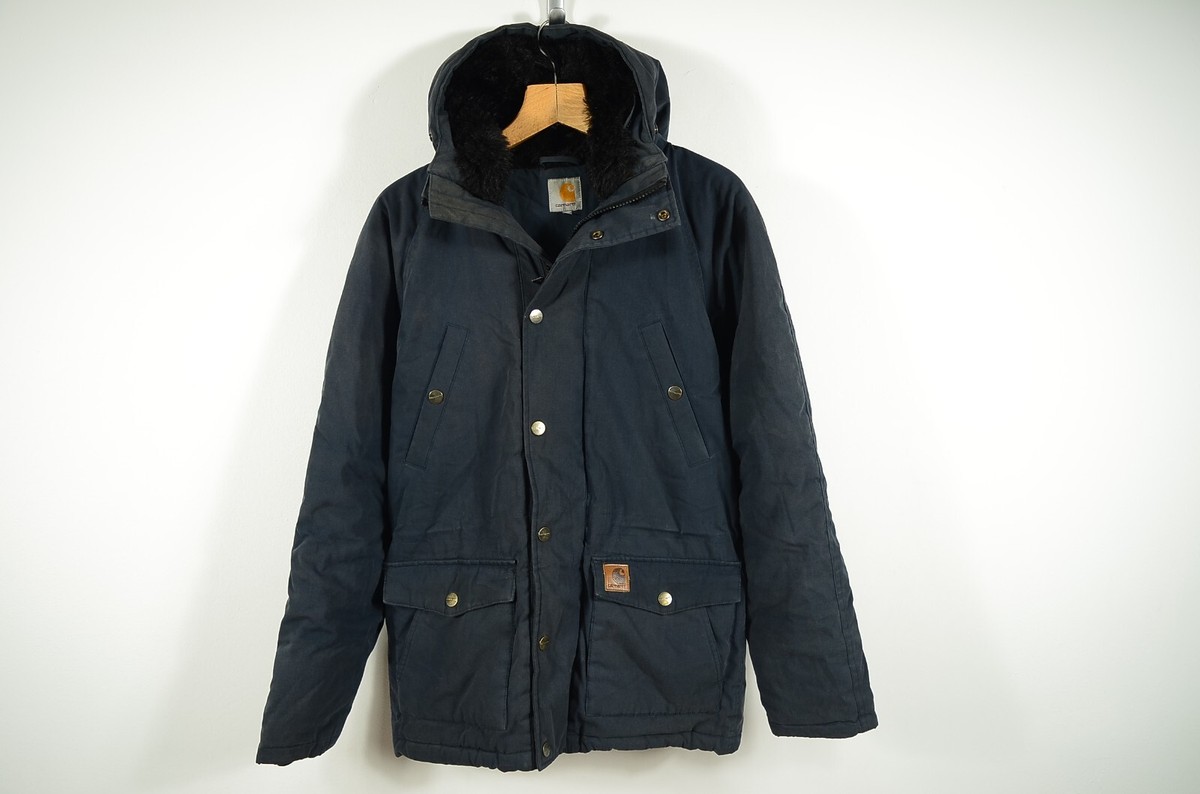 CARHARTT HERREN WATTIERTE ISOLIERTE TRAPPER PARKA JACKE S