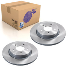 Pair of Rear Brake Disc Fits Nissan Rogue 4WD X-Trail 4WD Blue Print ADN143180