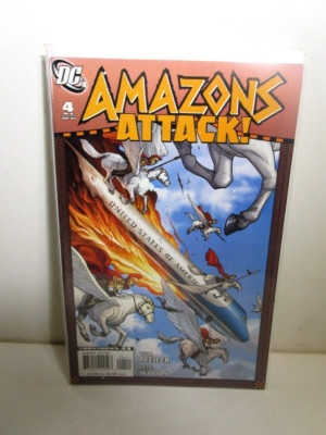 Amazons Attack #4 2007 DC Bagged Boarded