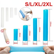 Male Penis Extender Stretcher Ma Vacuum Enhancer Enlarger Silicone Sleeve S-XXL