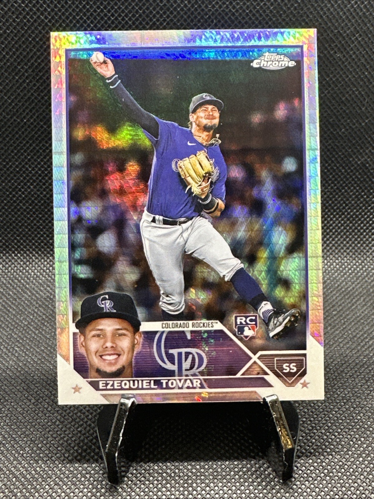 2023 Topps Chrome - Prism Refractor #106 Ezequiel Tovar (RC)