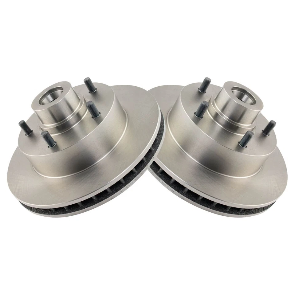 New Front Disc Brake Rotor Driver & Passenger Side Kit Pair For Mopar Dodge - Image 2 of 4